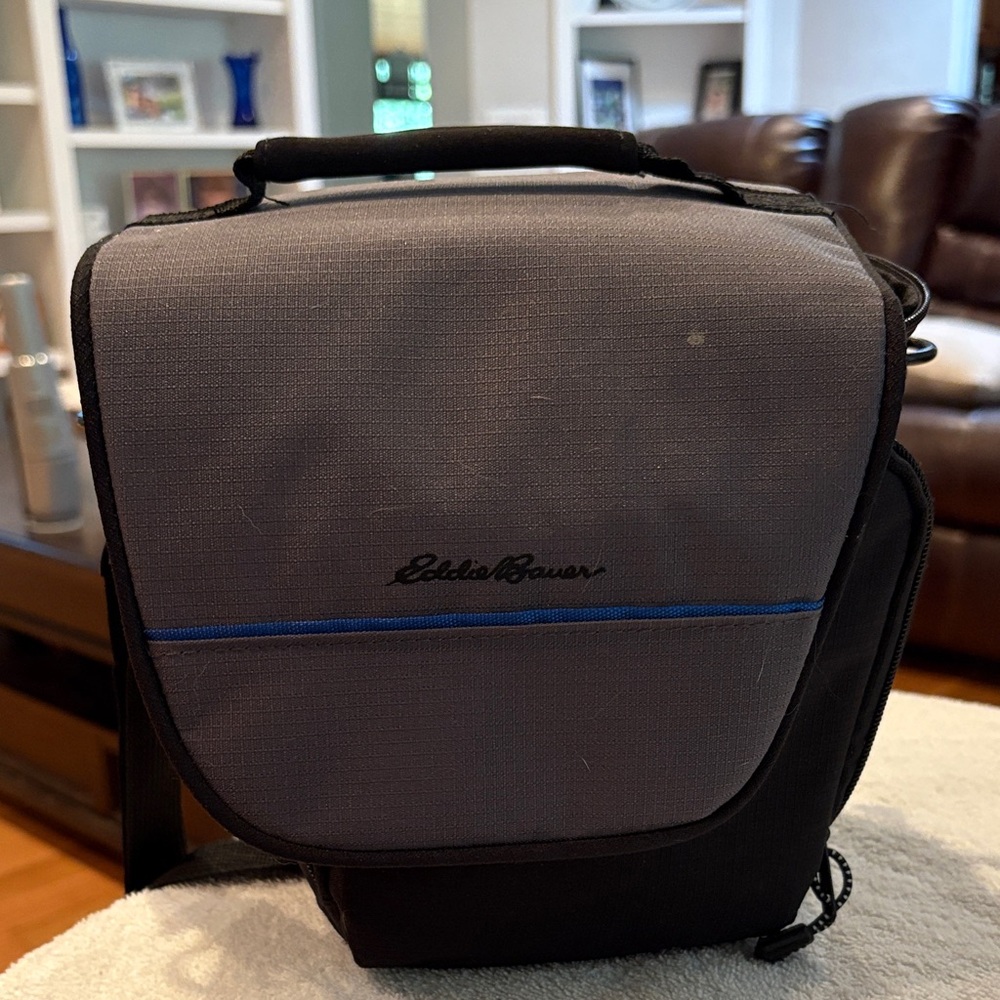 Eddie Bauer Black and Gray Camera Bag